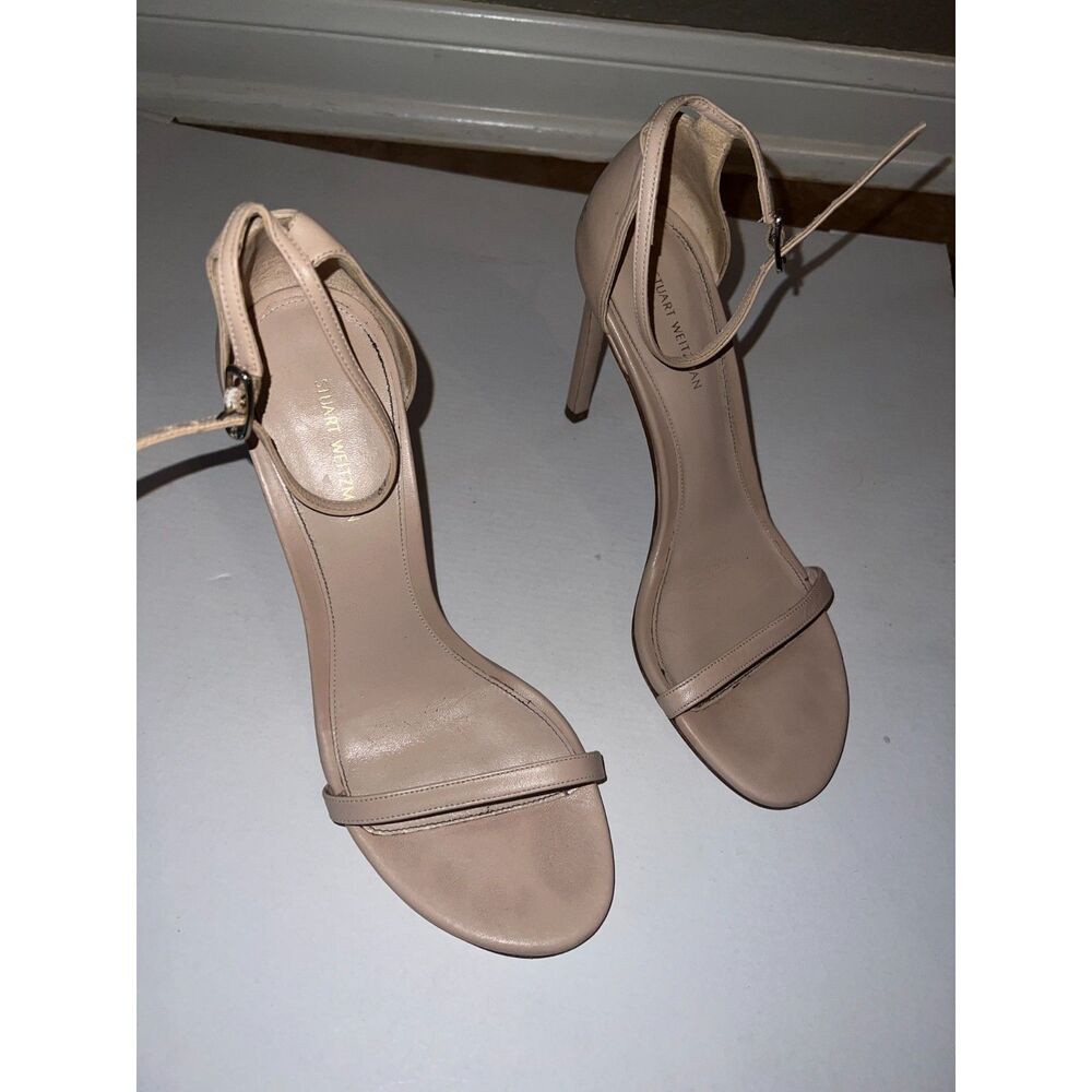 Staurt Weitzman Nudistsong Ankle Strap heel
